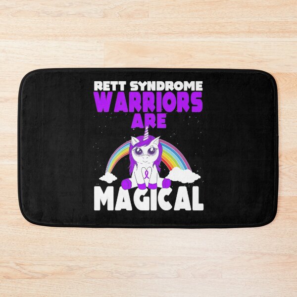 Item preview, Rett Syndrome Rett Syndrome Awareness Purple Ribbon Unicorn designed and sold by TerrellOneal.
