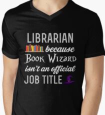 LIBRARIAN Men's V-Neck T-Shirt