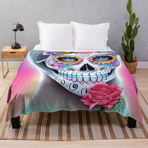 Item preview, Beautiful Rose Sugar Skull designed and sold by Melissa Park.