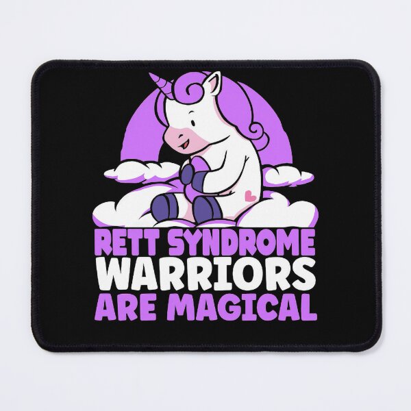 Item preview, Rett Syndrome Rett Syndrome Awareness Purple Ribbon Unicorn designed and sold by TerrellOneal.