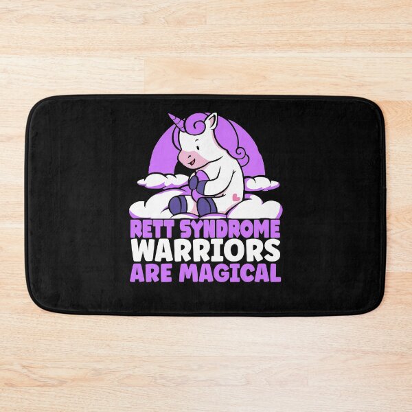 Item preview, Rett Syndrome Rett Syndrome Awareness Purple Ribbon Unicorn designed and sold by TerrellOneal.