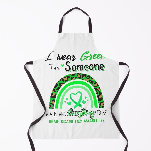 Item preview, Brain Disabilities Awareness I Wear Green for Someone Who Means Everything To Me designed and sold by GennieShop.