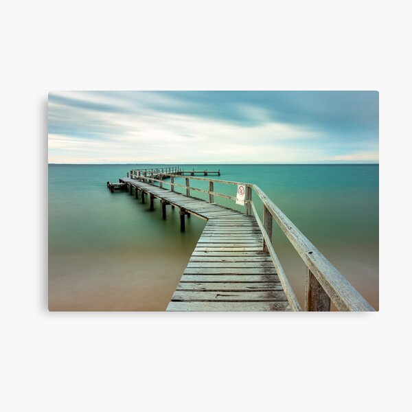 Shelley Beach Jetty, Portsea Canvas Print
