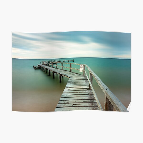 Shelley Beach Jetty, Portsea Poster