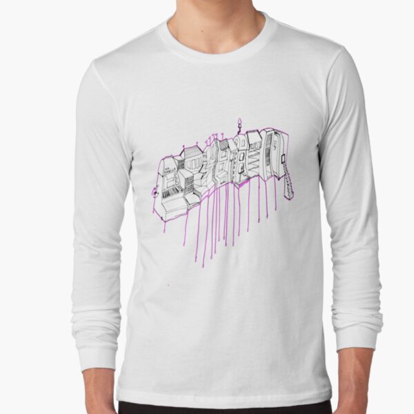 Mon ghetto au pastelles... Long Sleeve T-Shirt