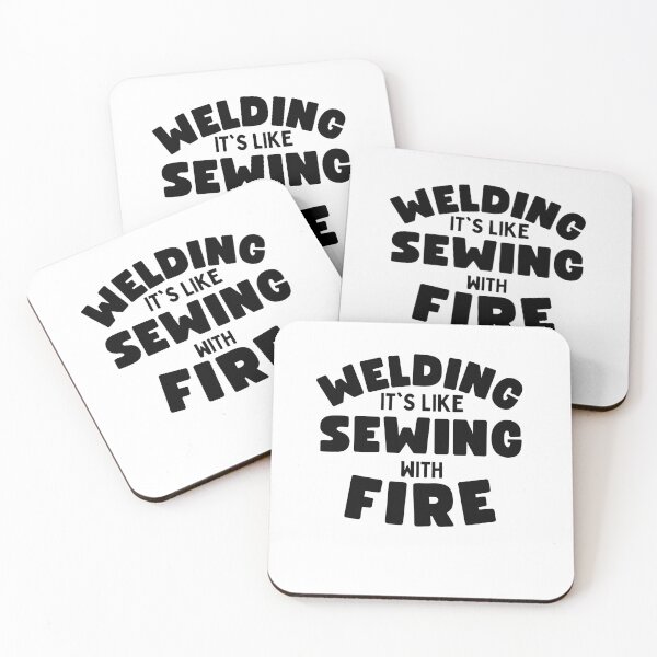 Item preview, Welding It's like sewing with Fire Funny welder gift designed and sold by MouDantArts.