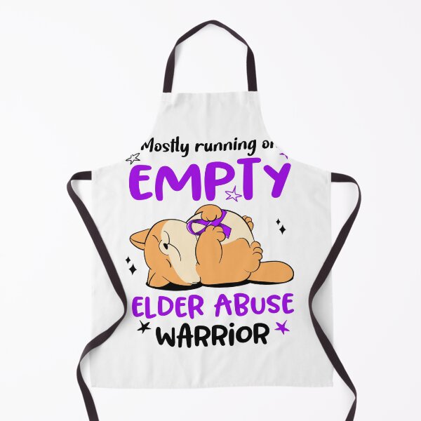 Item preview, Mostly running on Empty Elder Abuse Warrior designed and sold by ElizabethS809.