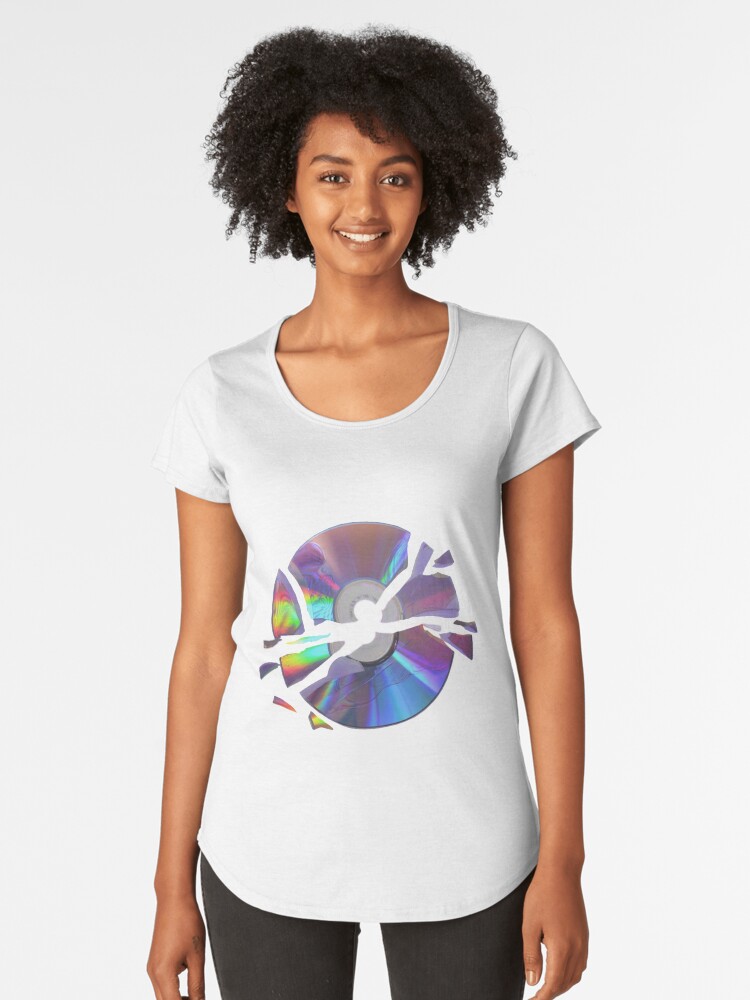 Tumblr Aesthetic Cd Women S Premium T Shirt By Parchmentime
