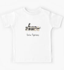 Tofu Fighters Funny Design for Tofu Lovers and Vegans Kids Tee