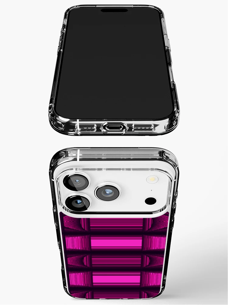Thumbnail 3 of 5, iPhone Case, Pink Ladder designed and sold by TiltedCode.