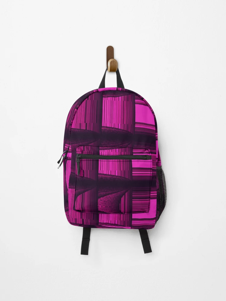 Thumbnail 1 of 3, Backpack, Pink Ladder designed and sold by TiltedCode.