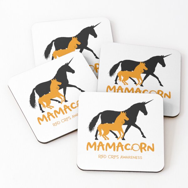 Item preview, RSD CRPS Awareness Mama Unicorn Mamacorn Support RSD CRPS Warrior  designed and sold by RunningShop.