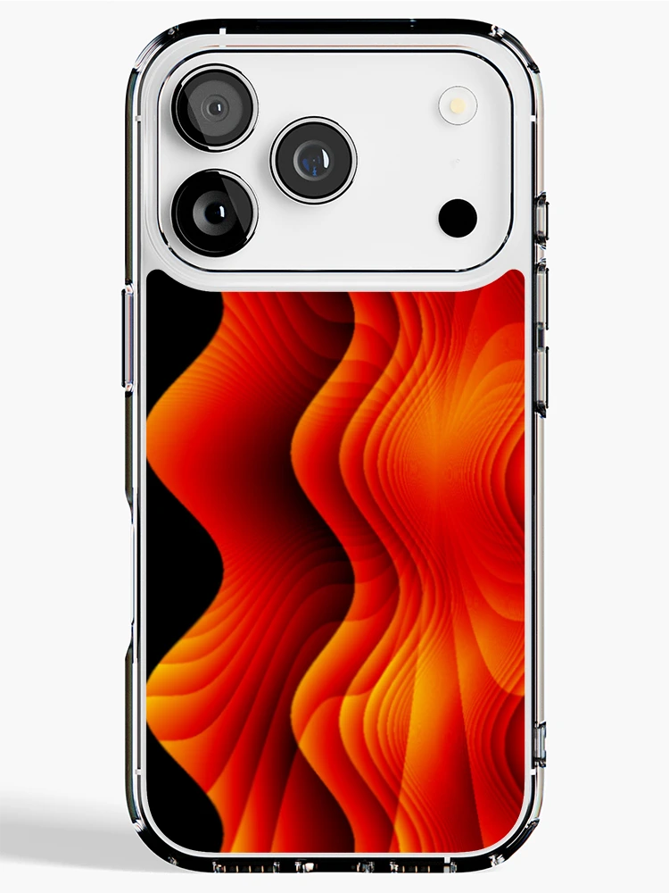 Thumbnail 1 of 5, iPhone Case, Orange Ruffles designed and sold by TiltedCode.