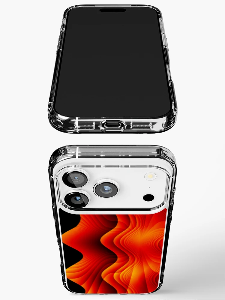 Thumbnail 3 of 5, iPhone Case, Orange Ruffles designed and sold by TiltedCode.