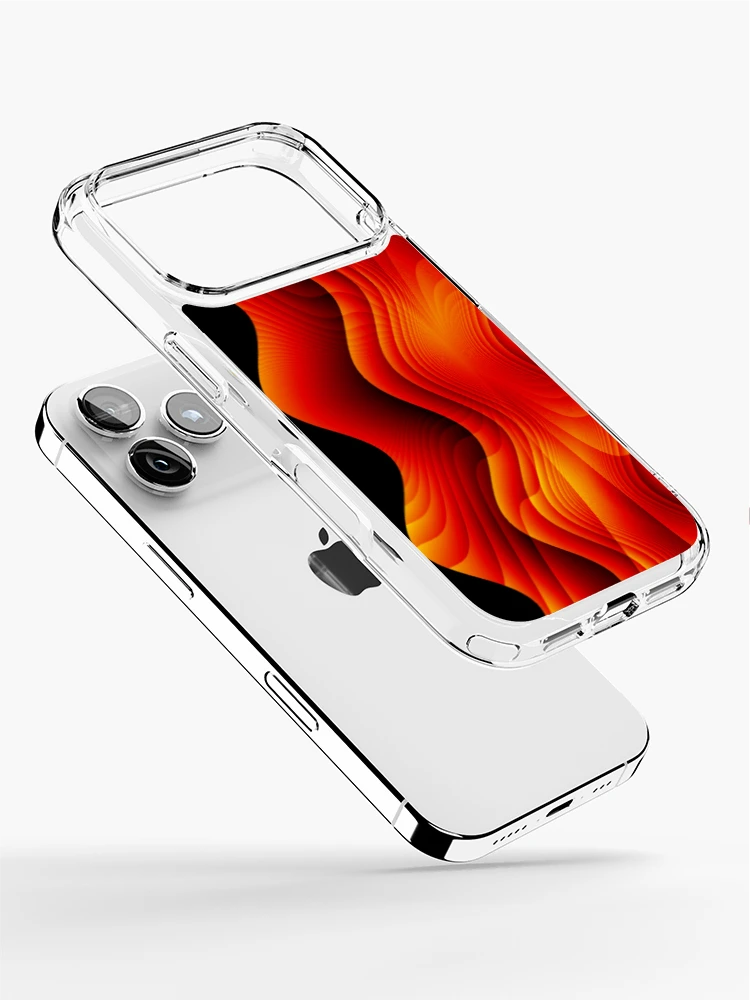 Thumbnail 2 of 5, iPhone Case, Orange Ruffles designed and sold by TiltedCode.