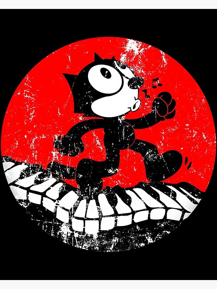 "Felix The Cat Piano" Poster for Sale by cwalinski9ddm Redbubble