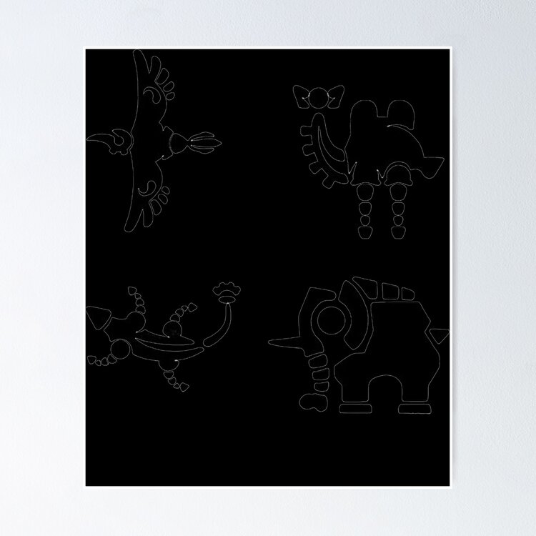 Divine beasts Sticker