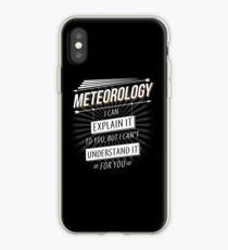 Meteorologie Ich kann es dir lustiges T-Shirt erklären iPhone-Hülle & Cover