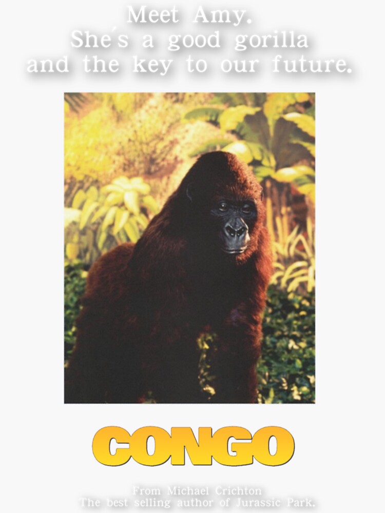 "pretty amy Congo" Sticker for Sale by ALAINACADLE Redbubble