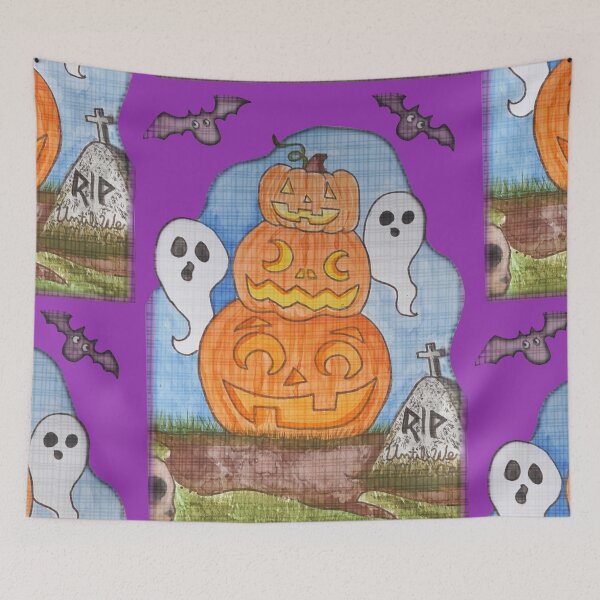 Item preview, Halloween pumpkin stack  designed and sold by Crochetamommy.