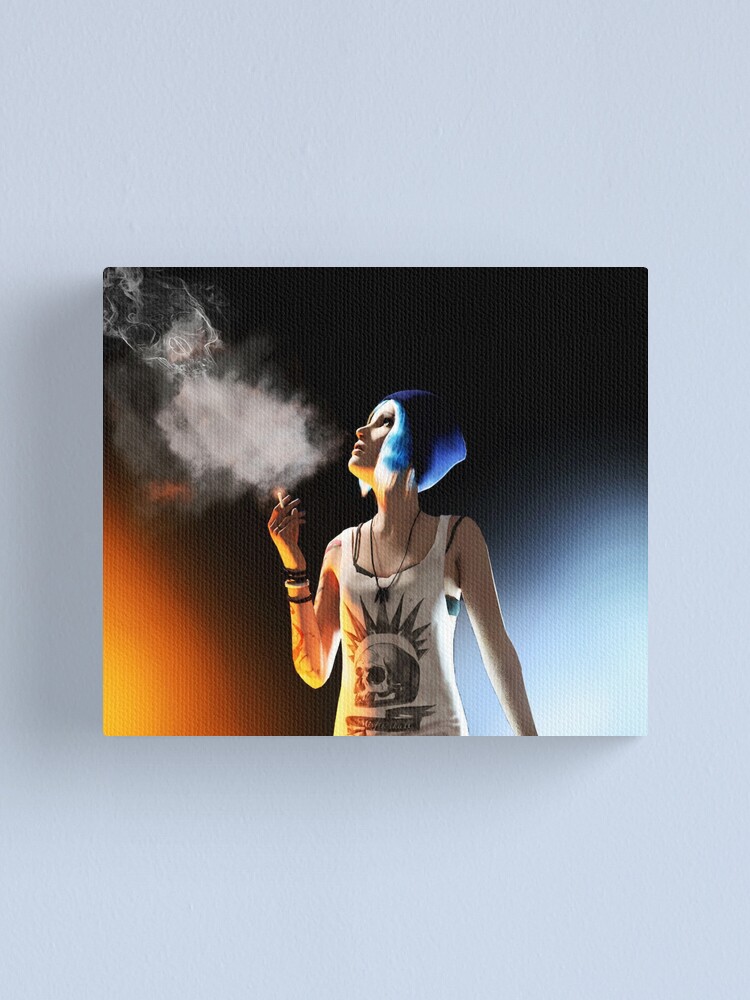"Chloe Price Smokin' Death Life is Strange" Canvas Print for Sale by IngeniousKat Redbubble