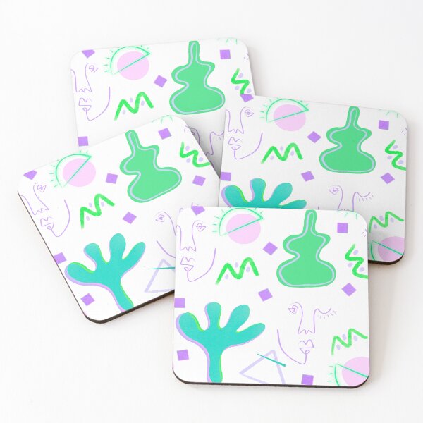 Item preview, Matisse Inspired Green and Purple Print  designed and sold by Sunfleur-Studio.