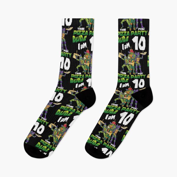 Item preview, Dude I am 10 Years Old Turtles Pizza Birthday Party designed and sold by AnnaNielsen47.