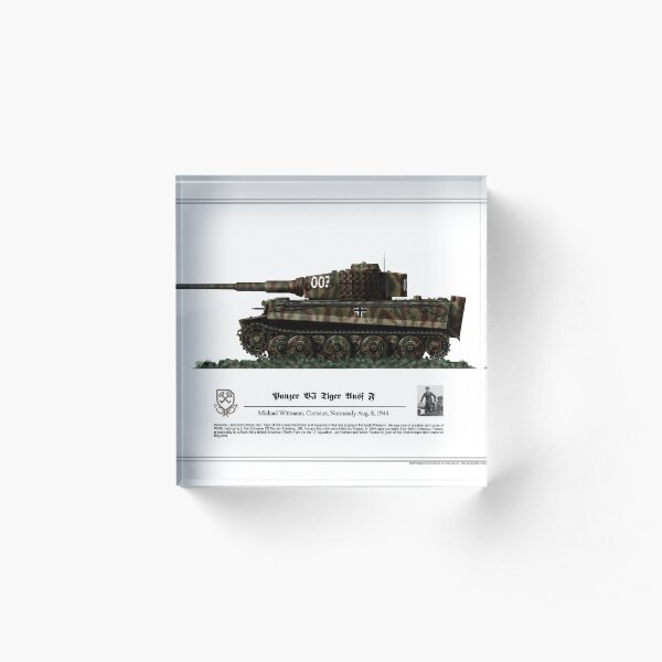 Tiger ausf J - Michael Wittman Acrylic Block