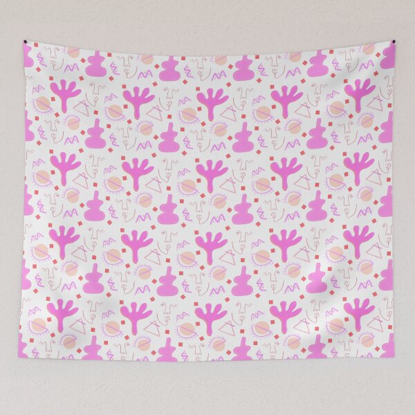 Item preview, Matisse Inspired Pink Print  designed and sold by Sunfleur-Studio.
