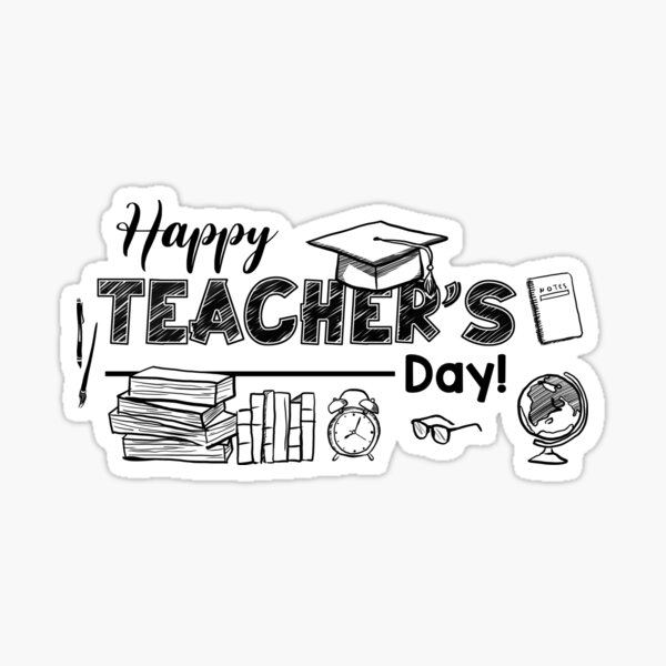 Doodle Drawing with Female Educator Design for Teachers` Day, Vector  Illustration Stock Vector - Illustration of lessons, importance: 99655675