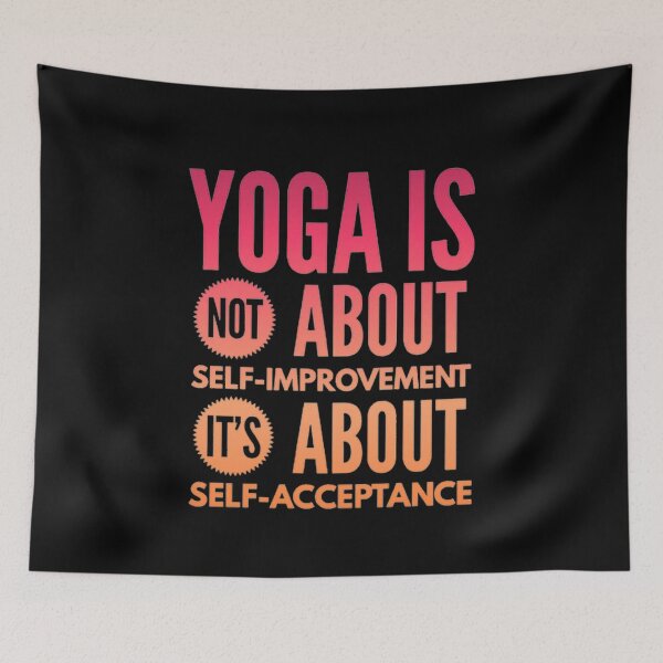 Item preview, Yogi is not about self-improvement it's about self-acceptance designed and sold by Hammy97.