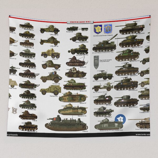 Item preview, ww2 French Tanks & AFVs designed and sold by TheCollectioner.