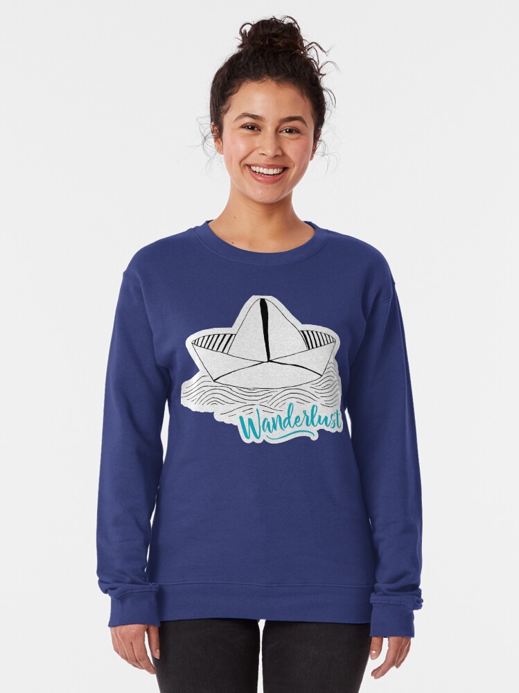 Alternate view of Wanderlust - Travel addiction Pullover Sweatshirt