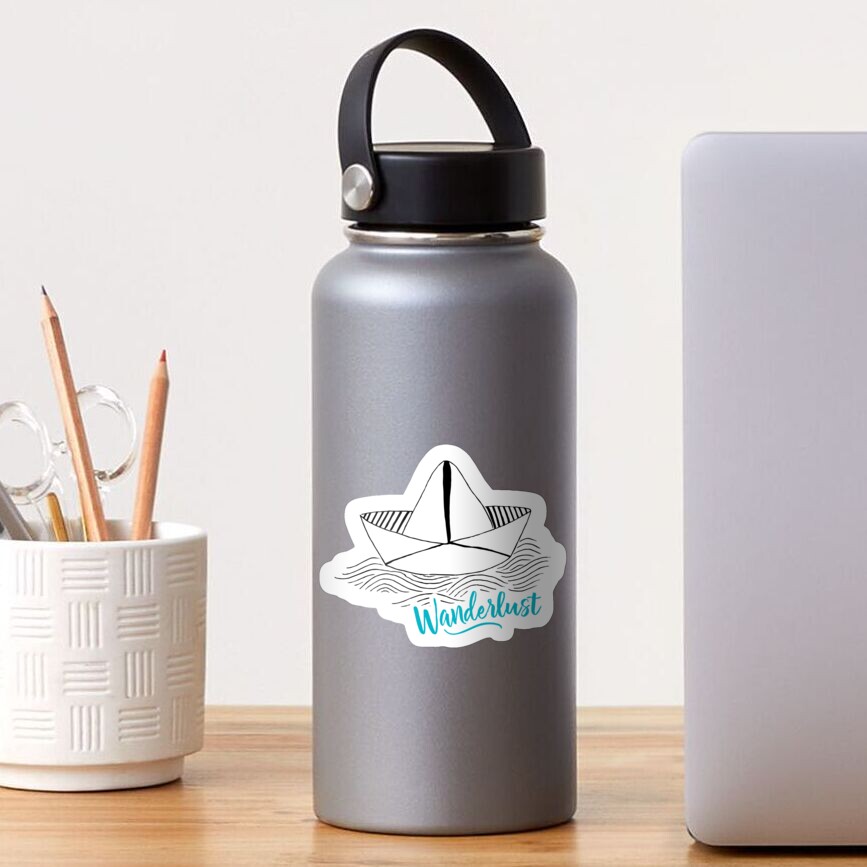 Wanderlust - Travel addiction Sticker