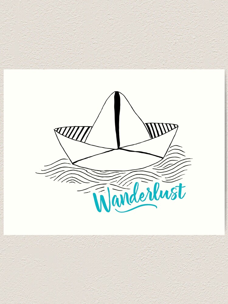 Alternate view of Wanderlust - Travel addiction Art Print