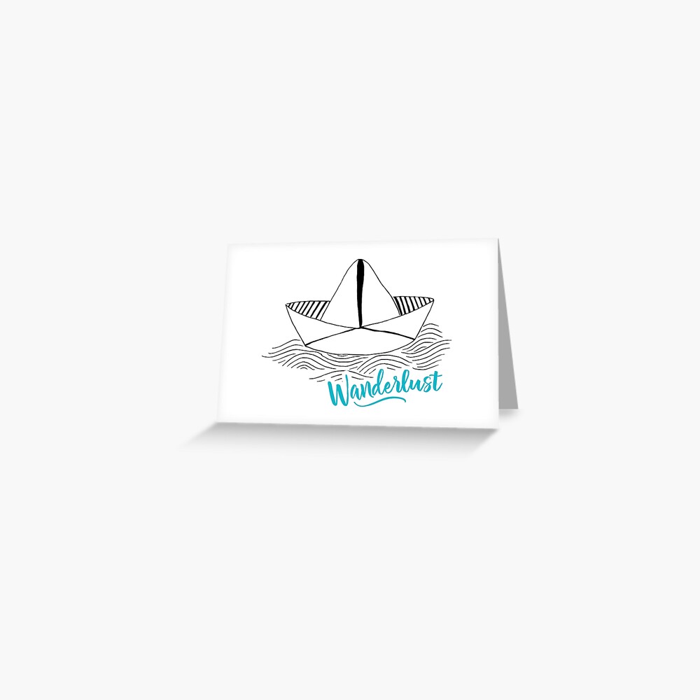 Wanderlust - Travel addiction Greeting Card