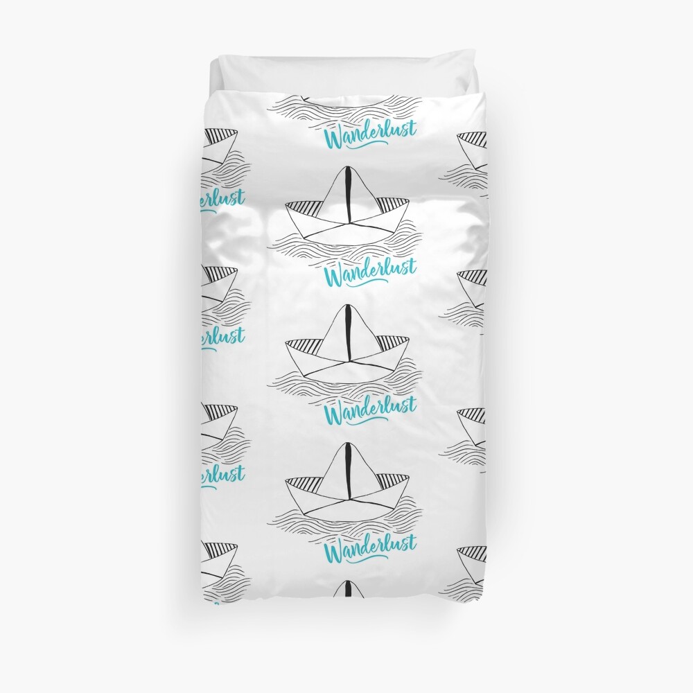 Wanderlust - Travel addiction Duvet Cover