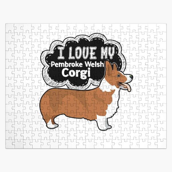 Corgi Puppy Jigsaw Puzzle for Sale by ArtistsQuest