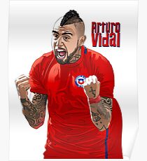 Arturo Vidal - Chile _ FC Bayern Munich Poster