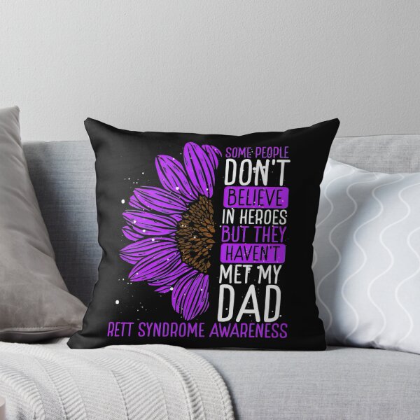Item preview, Rett Syndrome Rett Syndrome Awareness Ribbon Dad Warrior designed and sold by TerrellOneal.