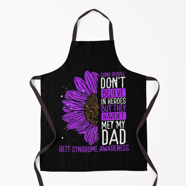 Item preview, Rett Syndrome Rett Syndrome Awareness Ribbon Dad Warrior designed and sold by TerrellOneal.