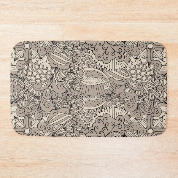 Item preview, Grullo & Champagne Floral Pattern designed and sold by nabanacrafters.