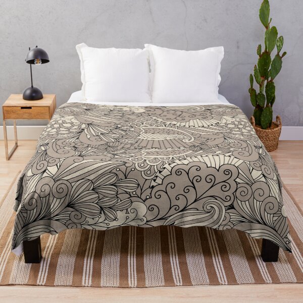 Item preview, Grullo & Champagne Floral Pattern designed and sold by nabanacrafters.