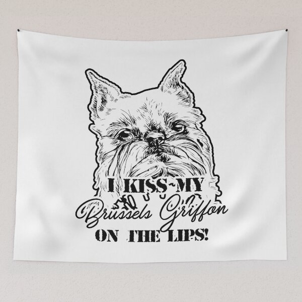 Item preview, I Kiss My Brussels Griffon designed and sold by UnknownArtistt.