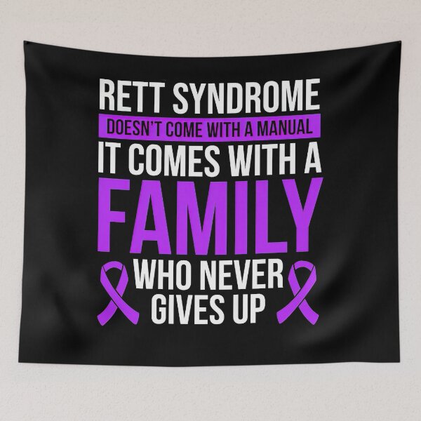 Item preview, Rett Syndrome Rett Syndrome Awareness Ribbon Fighter Warrior designed and sold by TerrellOneal.