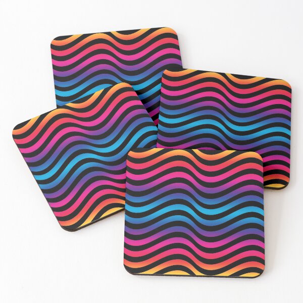 Item preview, Wiggly Vibrant Multicolour Lines designed and sold by MarkUK97.
