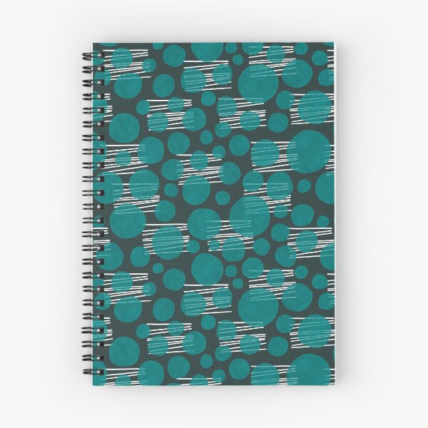 Item preview, Turquoise circle lines designed and sold by karousel.