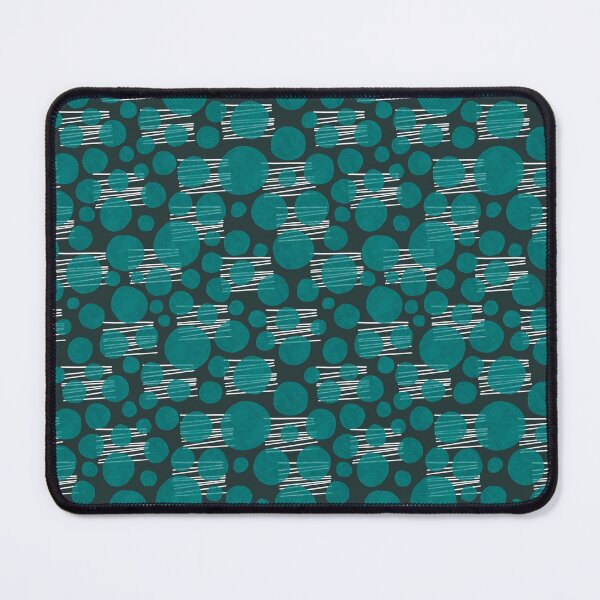 Item preview, Turquoise circle lines designed and sold by karousel.