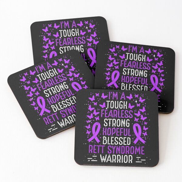 Item preview, Rett Syndrome Rett Syndrome Awareness Ribbon Warrior Survivor designed and sold by TerrellOneal.