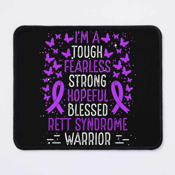 Item preview, Rett Syndrome Rett Syndrome Awareness Ribbon Warrior Survivor designed and sold by TerrellOneal.